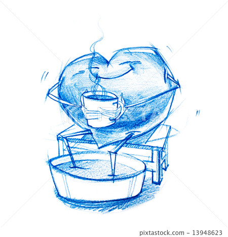 Person is Heated by Hot Drink. Set - Stock Illustration [13948623] - PIXTA
