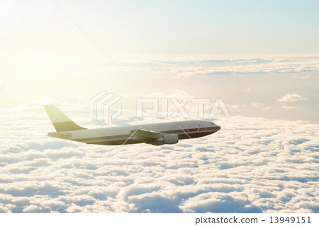 plane over clouds plane over clouds 13949151