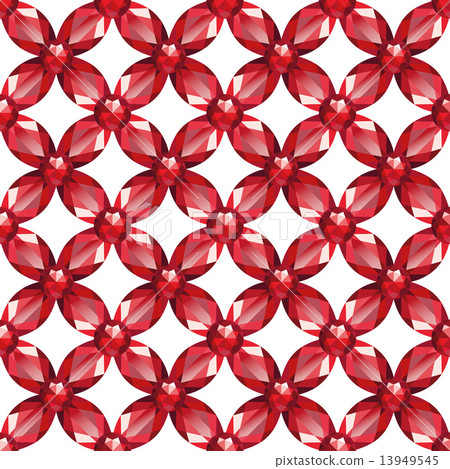 Flower Mesh rubies seamless texture vector 13949545