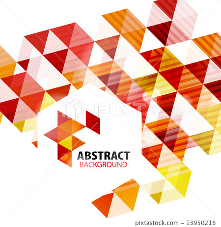 Geometric abstract polygonal background 13950218