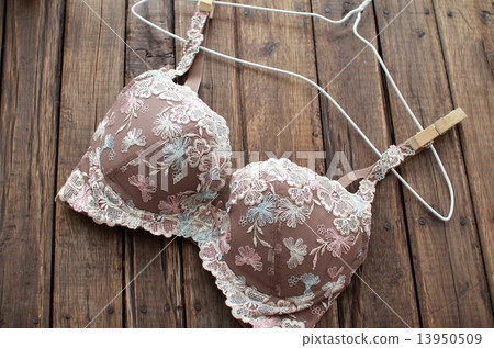 Underwire bra on a wire hanger Underwire bra on a wire hanger 13950509