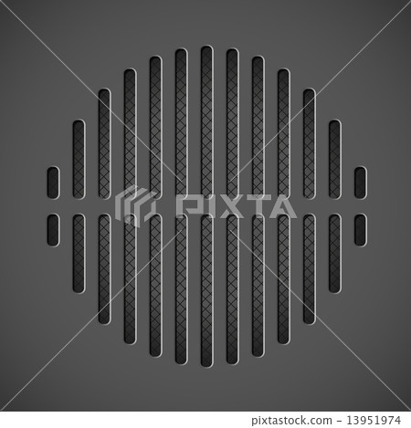 Vintage style audio dinamic illustration 13951974