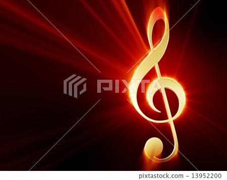 Treble clef 13952200