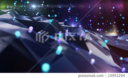 Abstract network Abstract network 13952204