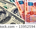 USD RUB banknotes 13952594