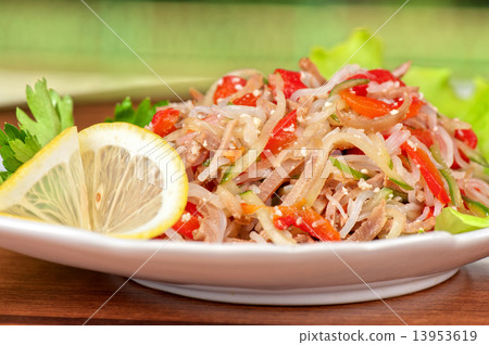 Fresh funchozy salad 13953619