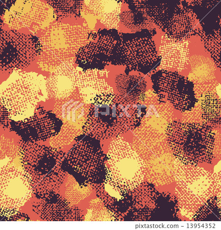 Hand painted textured vintage seamless pattern Hand painted textured vintage seamless pattern 13954352