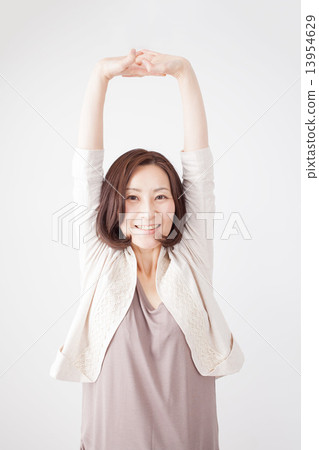 女人伸展 女人伸展 13954629