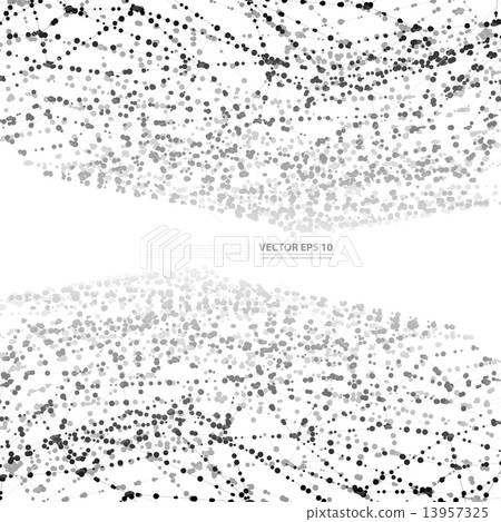 Vector network background abstract polygon triangle. 13957325