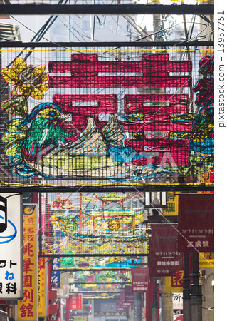 Nagasaki Shinkai area Chinatown lighting 13957751