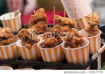 Deep-fried food stand Deep-fried food stand 13957776