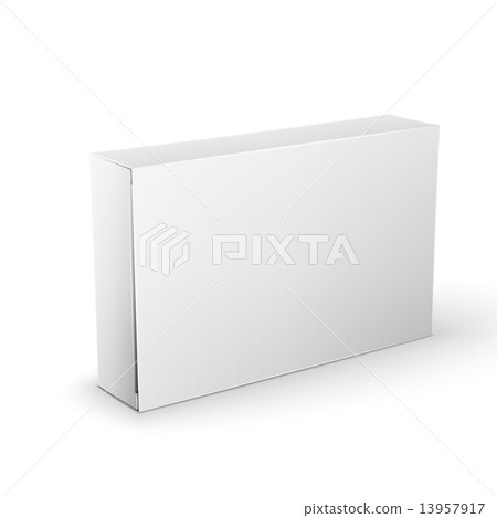 White Product Package Box Mock Up Template 13957917