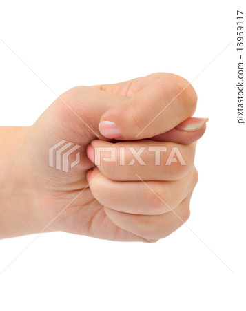 Gesturing hand 13959117