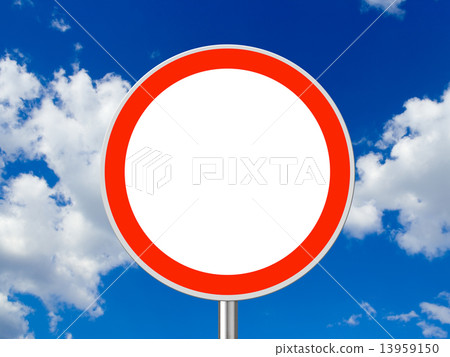 Circle traffic sign 13959150