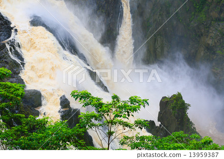 Baron Falls during the rainy season 13959387