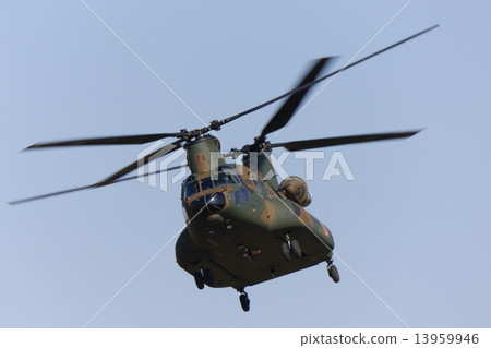 CH-47JA Front (2015 1st Airborne Drop Training Starts Arrival Battle Training Exhibition) 13959946