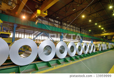 rolls of steel sheet in a plant rolls of steel sheet in a plant 13959999