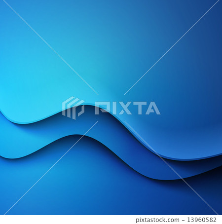 Abstract colorful blue vector waved background - Stock Illustration ...