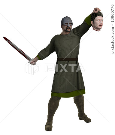 Viking Holding Severed Head 13960776