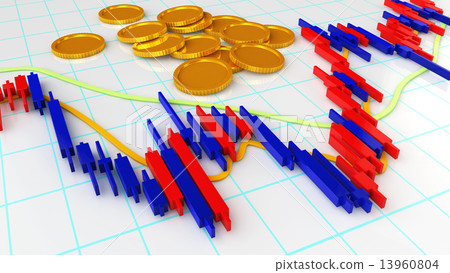 Foreign exchange chart - Stock Illustration [13960804] - PIXTA