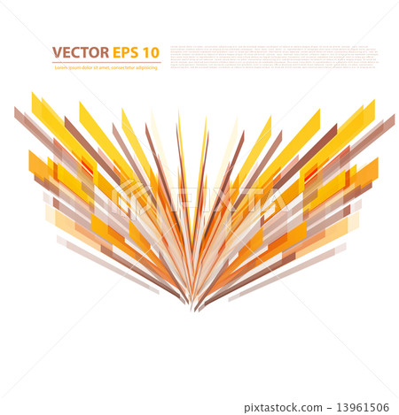 Vector background abstract scratches lines.  13961506