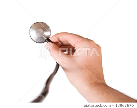 Stethoscope in hand Stethoscope in hand 13962670