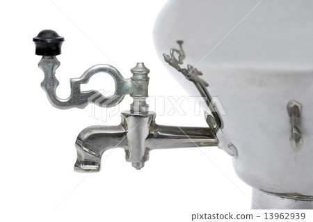 Retro russian samovar, close-up 13962939