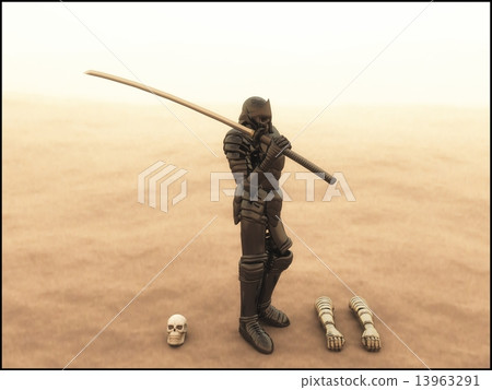 Knight armor equipped with large sword Knight armor equipped with large sword 13963291