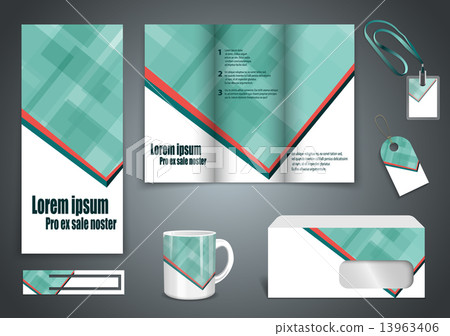 Set of presentation of flyer design content 13963406