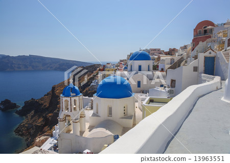 Oia village in Santorini island, Greece 13963551