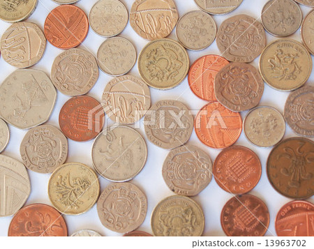 British pound coin British pound coin 13963702