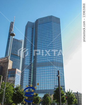 European Central Bank in Frankfurt 13963868