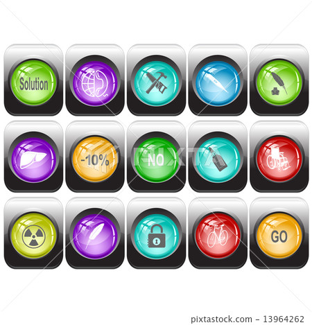 set - Stock Illustration [13964262] - PIXTA