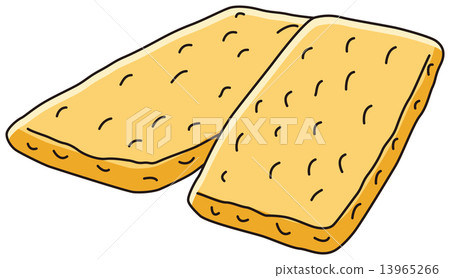 Fried tofu rectangle 13965266