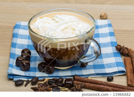 Coffee with cream Coffee with cream 13966882