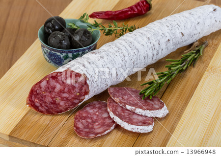 Fuet sausage 13966948