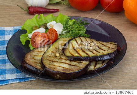 Grilled aubergine Grilled aubergine 13967465