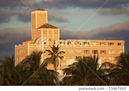 Colorful art deco architecture 13967893