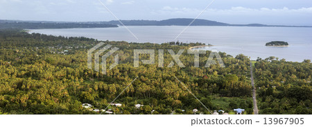 Efate, Vanuatu - afternoon panorama Efate, Vanuatu - afternoon panorama 13967905