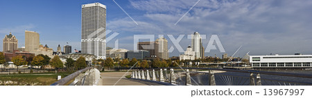 XXXL Panoramic Morning in Milwaukee 13967997