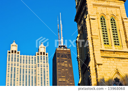 Landmarks of Downtown Chicago 13968068