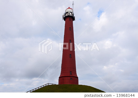 Hoge vuurtoren van IJmuiden Lighthouse 13968144