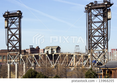 Old Bridge in Chicago Old Bridge in Chicago 13968205