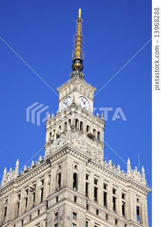 Palace of Culture and Science in Warsaw 13968288