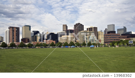 Denver with green foreground 13968302