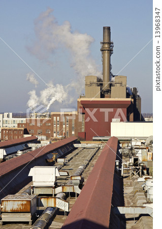 Factory in downtown of Indianapolis Factory in downtown of Indianapolis 13968347