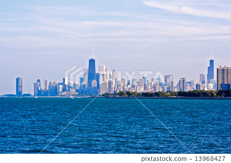 Chicago seen from the north Chicago seen from the north 13968427