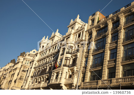 Buildings along Gran Via 13968736
