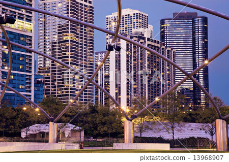 Randolph Avenue Buildings in Chicago 13968907