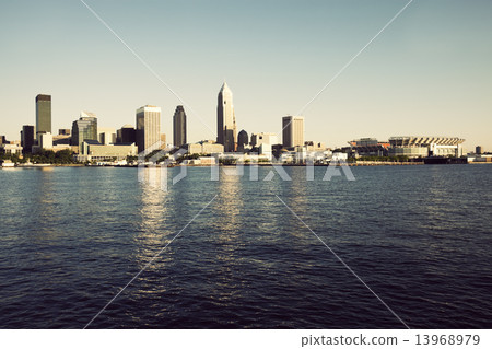 Cleveland from Lake Erie 13968979